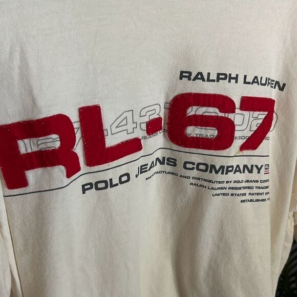 Ralph Lauren Long Sleeve Cooton Tee Shirt XL - Picture 2 of 6